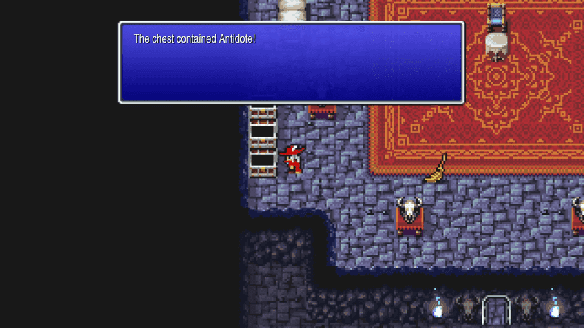 Antidote chest in Matoya's Cave