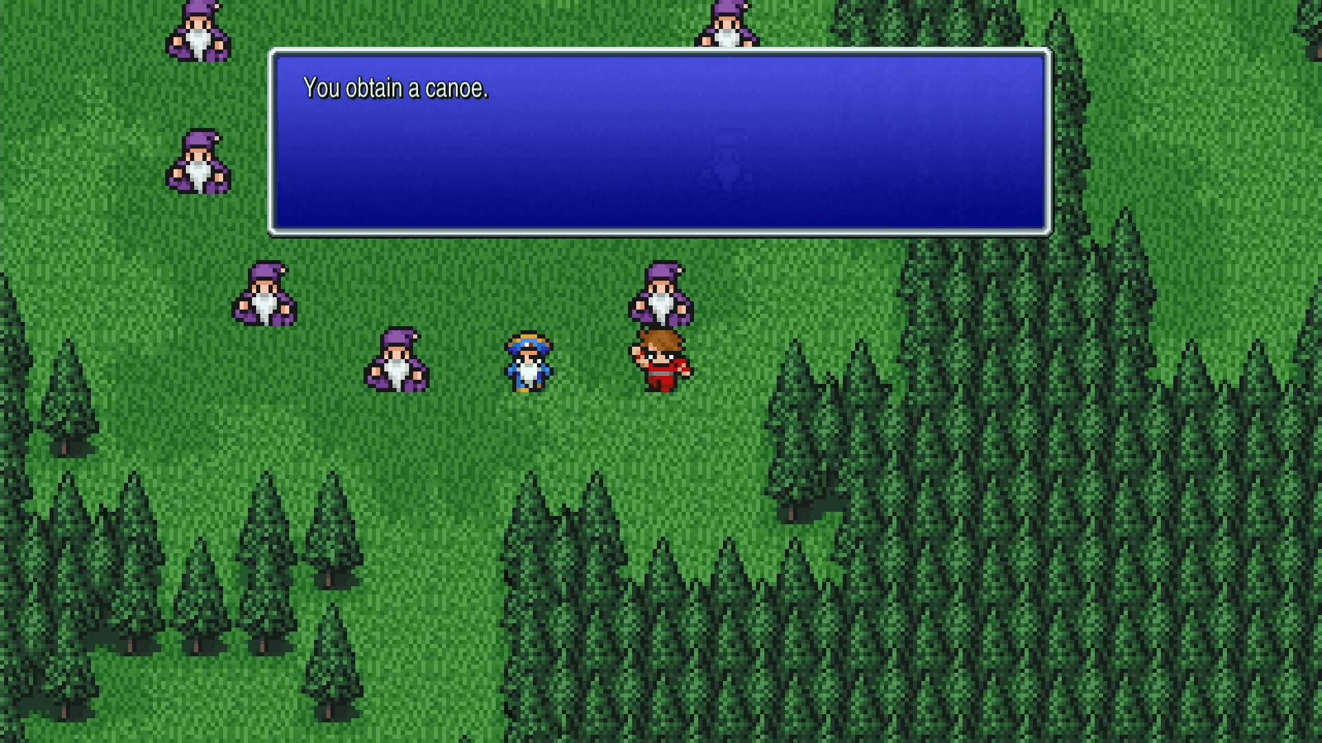 Pixel art of the Canoe from Final Fantasy 1