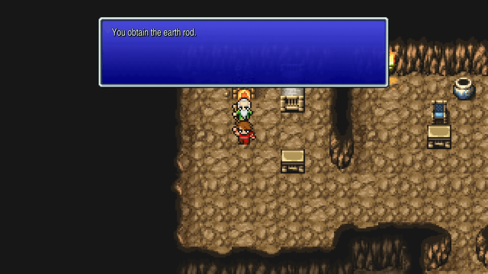 Pixel art of the Earth Rod from Final Fantasy 1