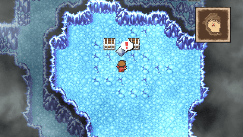 The Evil Eye boss encounter in the Cavern of Ice