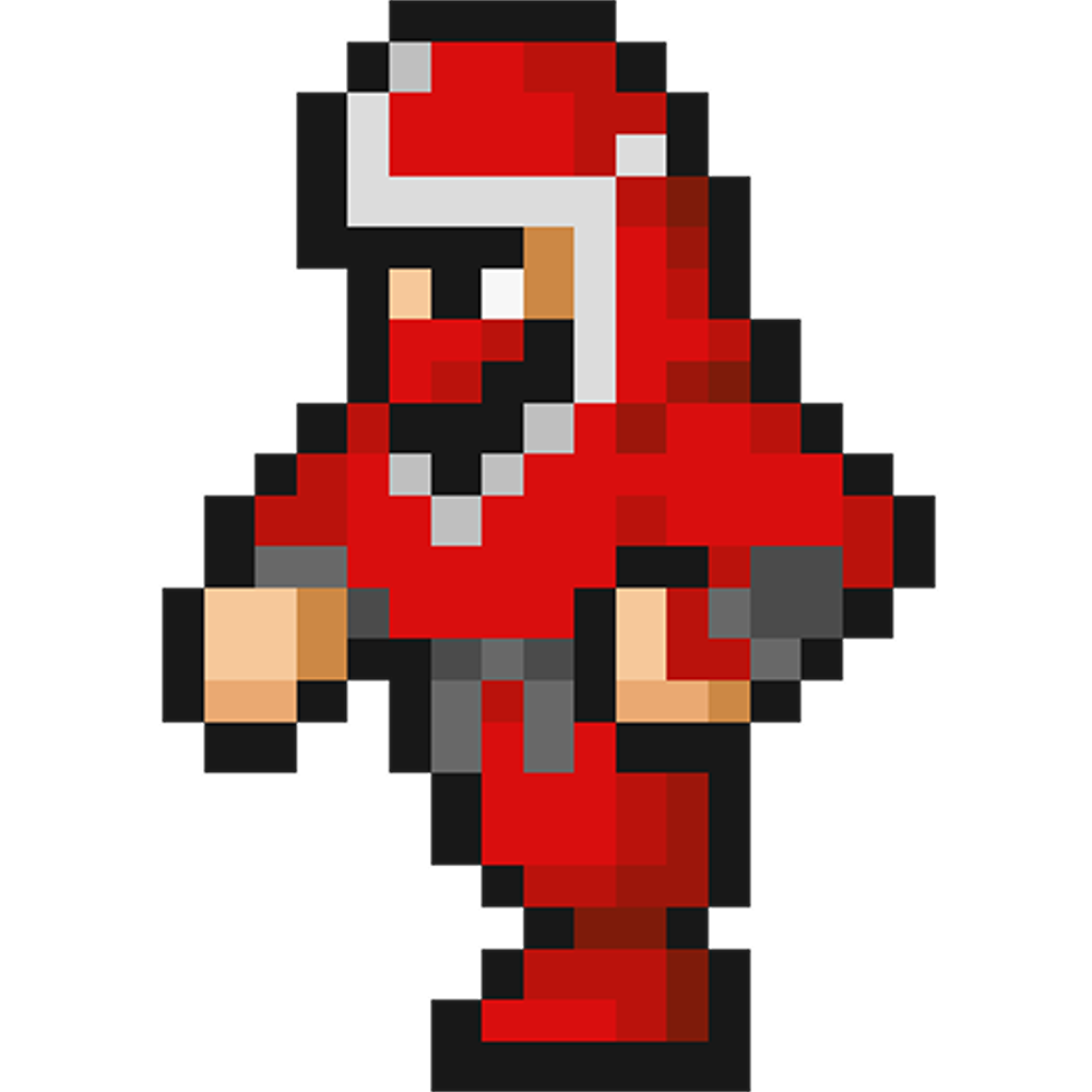 Ninja class sprite from Final Fantasy 1 Pixel Remaster
