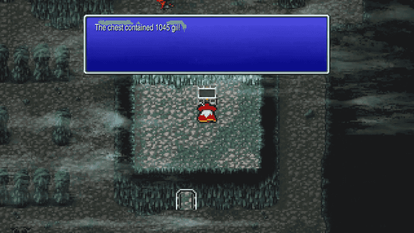 1,045 Gil chest in Marsh Cave B3 northeast room