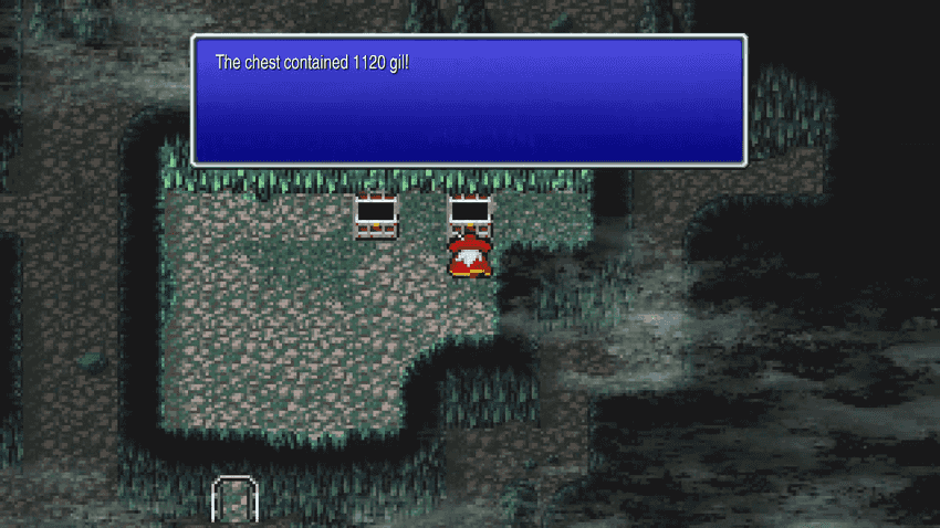 1,120 Gil chest in Marsh Cave B2 North southwest room