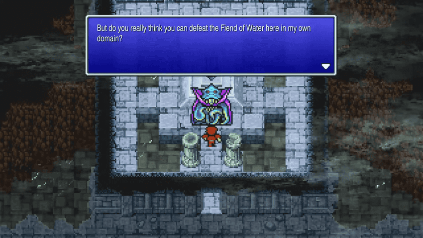 Kraken encounter in the Sunken Shrine