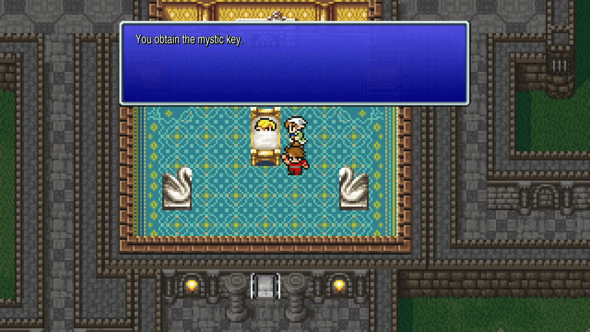 Pixel art of the Mystic Key from Final Fantasy 1