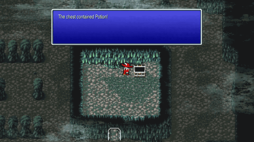 Potion chest in Marsh Cave B3 12th room