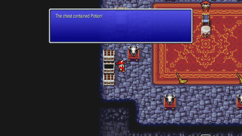 Middle Potion chest in Matoya's Cave