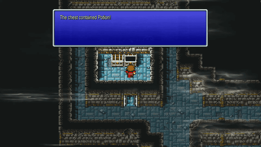 Potion chest in Chaos Shrine northwest room