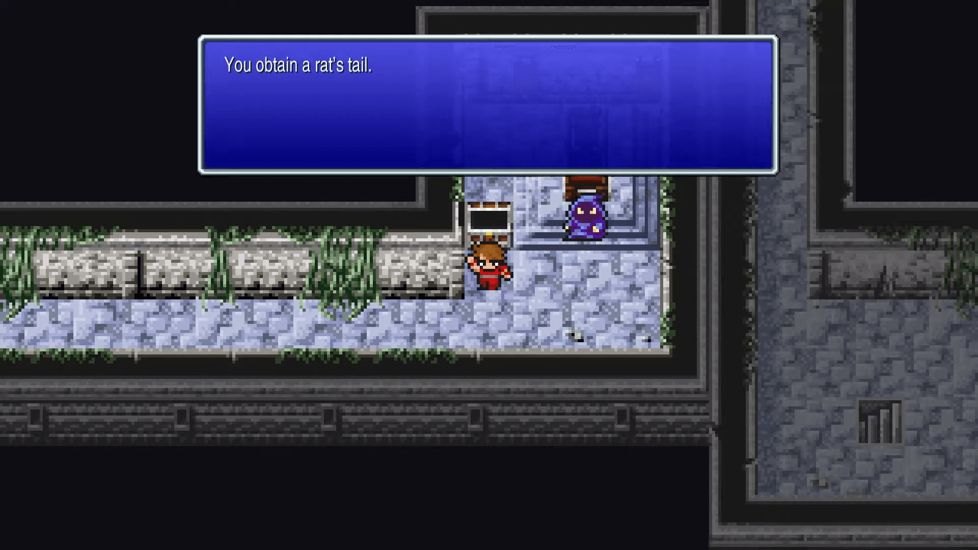 Pixel art of the Rat's Tail from Final Fantasy 1