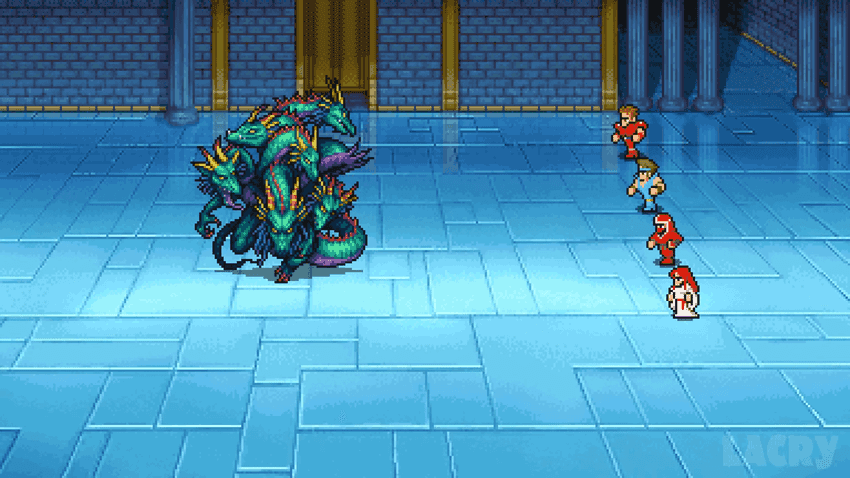 Battle against Tiamat in the past